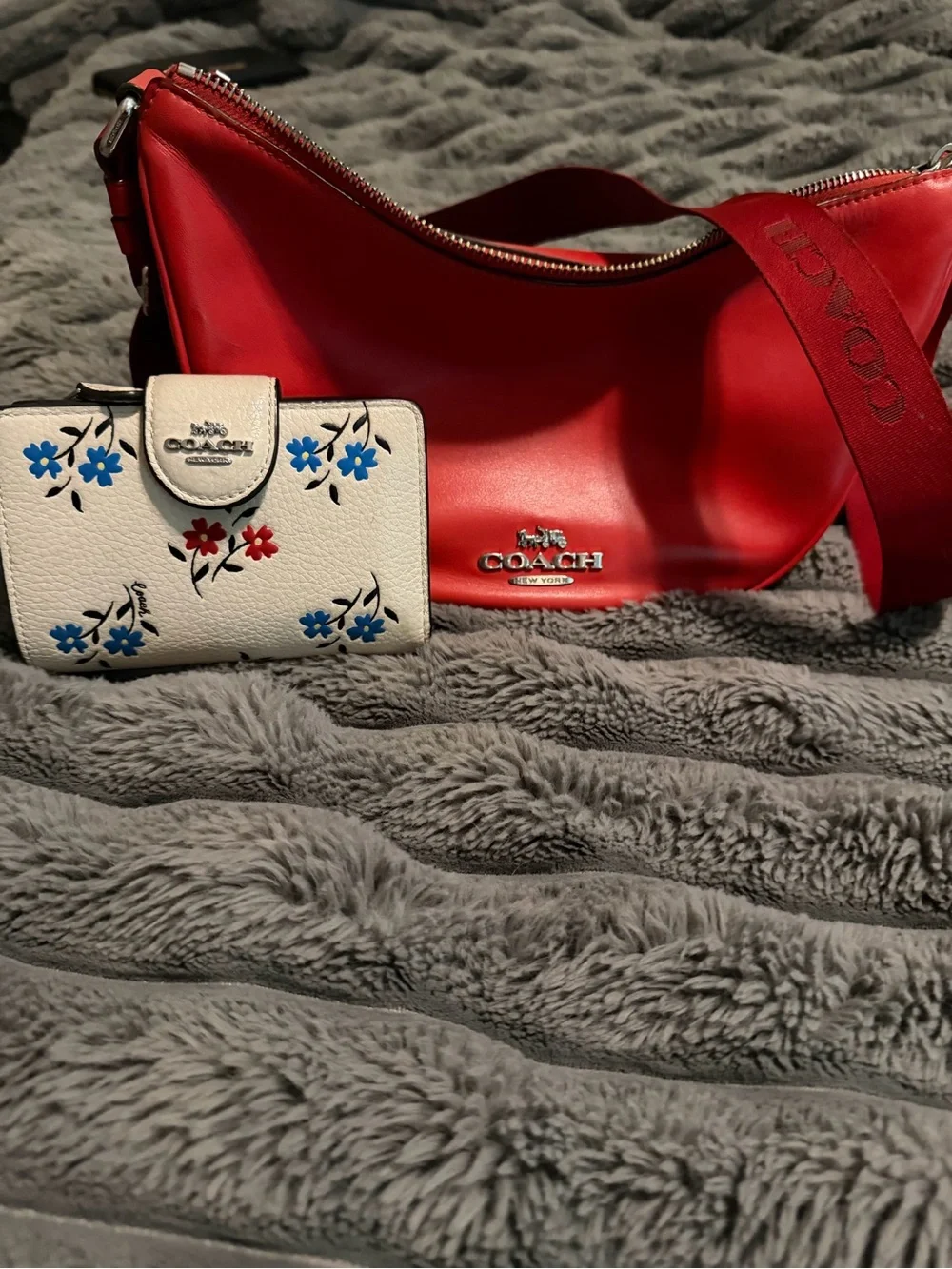 Coach purse with wallet